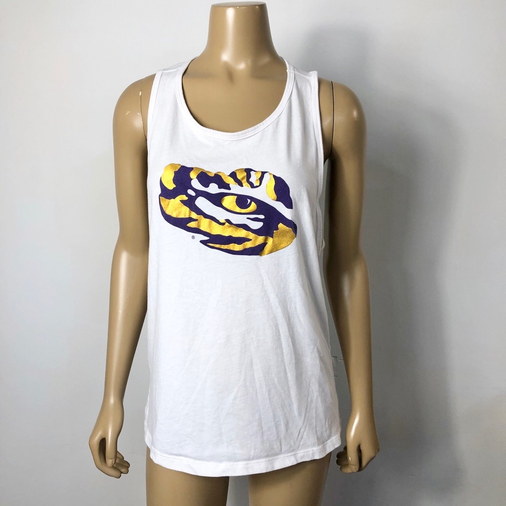 Victoria’s Secret PINK geaux tigers LSU tank top - Picture 1 of 6